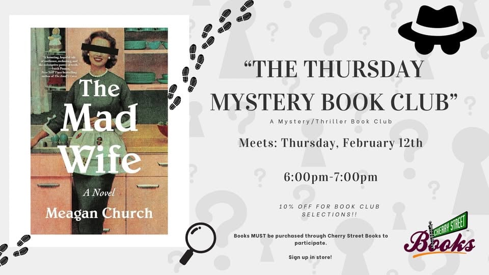 The Thursday Mystery Book Club: Discussing ~ The Mad Wife