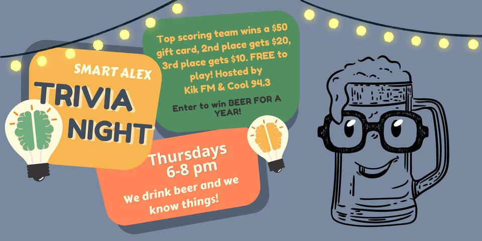Smart Alex Trivia at Copper Trail Brewing