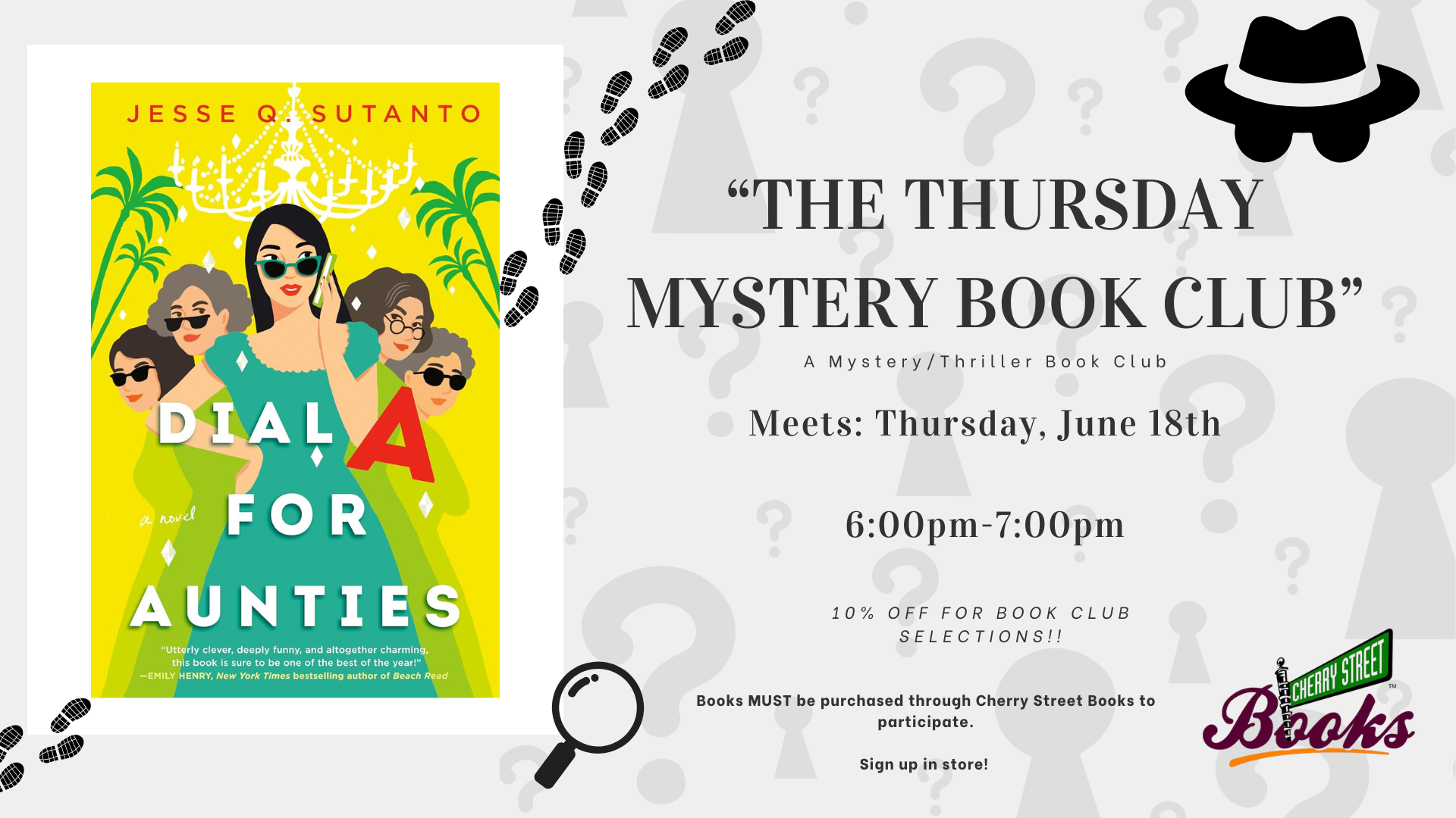 The Thursday Mystery Book Club – Facebook Event Covers (2)
