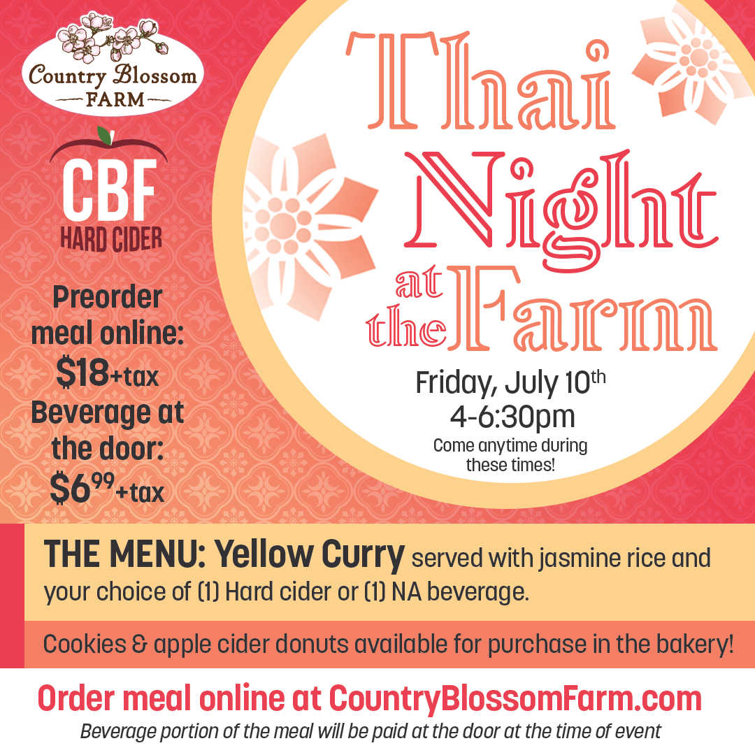 Thai Night at Country Blossom Farm